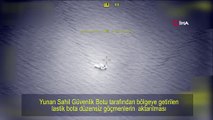 Yunan Sahil Güvenlik botlarının ölüme terk ettiği mültecileri, Türk Sahil Güvenliği kurtardı