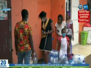 RTG / Pénurie d’eau potable dans certains secteurs de Libreville