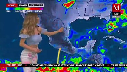 El clima para hoy 18 de junio, Pamela Longoria