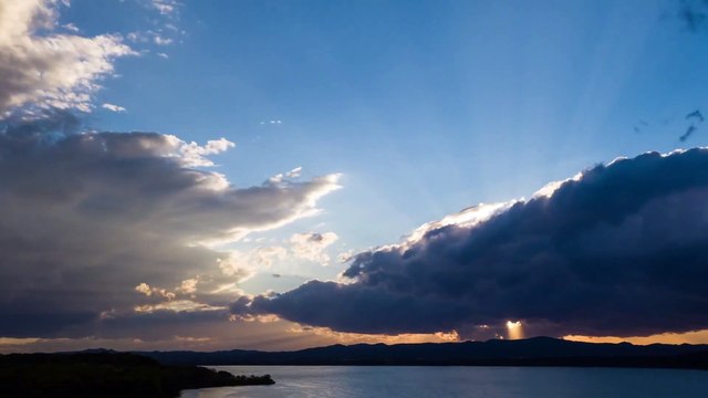 The Blue And Black Sky