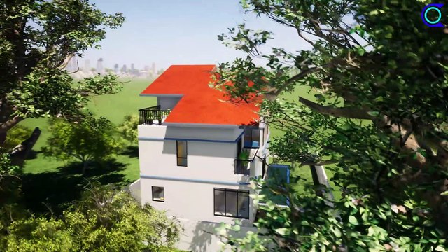 Thiết kế biệt thự đẹp, trình diễn nội thất hiện đại | trình diễn thiết kế 3D