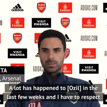 Ozil will play when he can give his best - Arteta