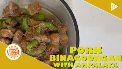 QUARANTINE COOKING: Pork Binagoongan with Ampalaya