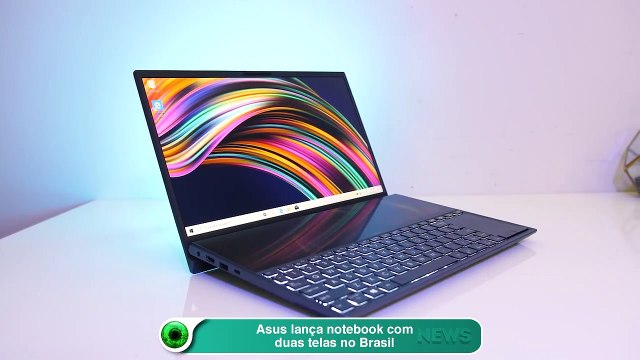 Asus lança notebook com duas telas no Brasil