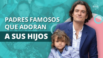 Padres famosos que adoran a sus hijos | Famous parents who adore their children