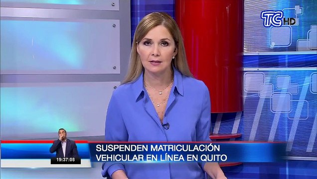 Suspenden matriculación vehicular en línea en Quito