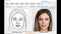 Inteligência artificial chinesa transforma desenhos de rostos em fotos