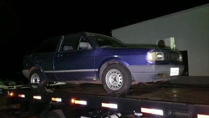 Veículo Gol furtado no Santa Cruz é recuperado pelo Choque no Centro