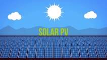 Solar Photovoltaics - simple technogy illustration