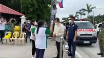 Isko Moreno, Honey Lacuna attend wreath-laying ceremony for  Rizal birth anniversary