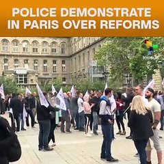Police Demonstrate In Paris Over Reforms