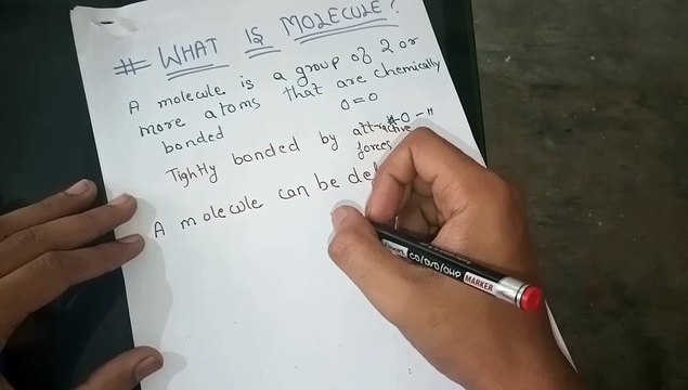 # 3 atoms and molecules what is molecules?