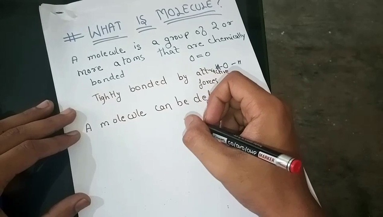 # 3 atoms and molecules what is molecules?