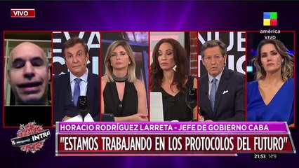 Horacio R. Larreta: "Estamos trabajando en los protocolos del futuro"