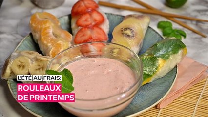 L'été au frais : les rouleaux de printemps