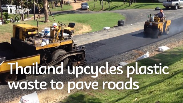 Thailand upcycles plastic waste to pave roads