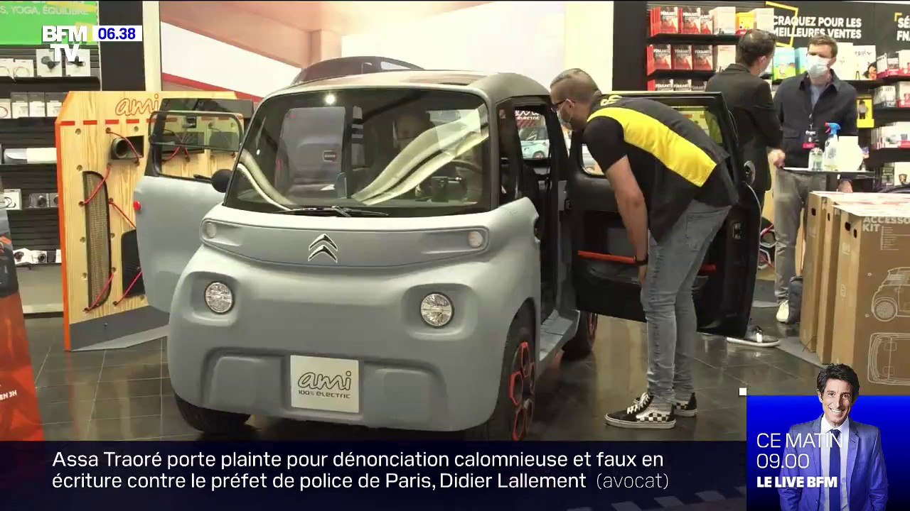 Découvrez la Citroën "AMI" à la FNAC, une nouvelle voiture électrique accessible dès l'âge de 14 ans