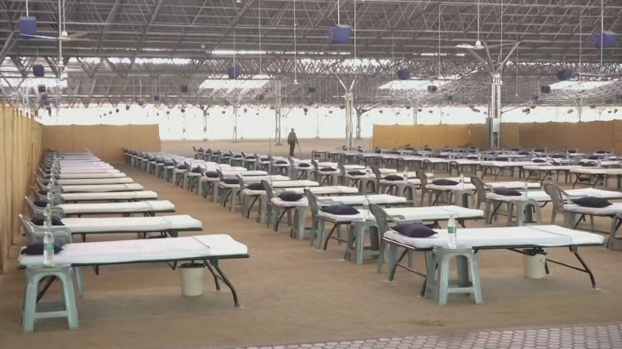 India is planning to build the world’s largest temporary Covid-19 hospital