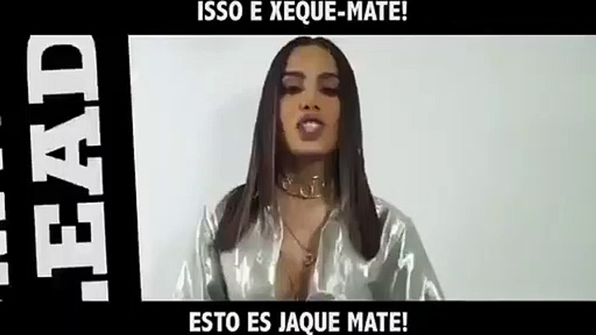 Anúncio Projeto Xeque mate Jaque mate Checkmate da Anitta - Vídeo  Dailymotion