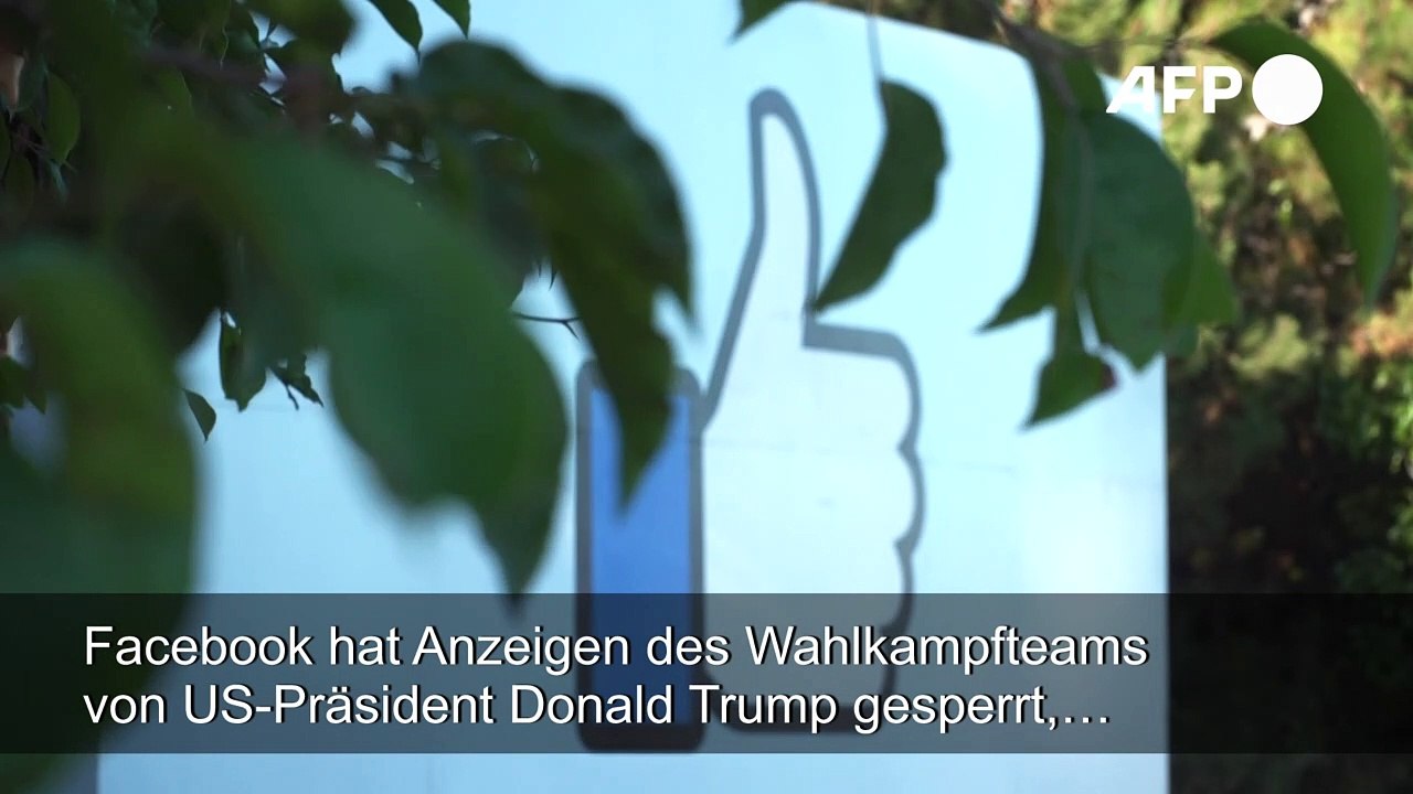 Facebook sperrt Trump-Wahlkampfanzeigen mit NS-Symbol