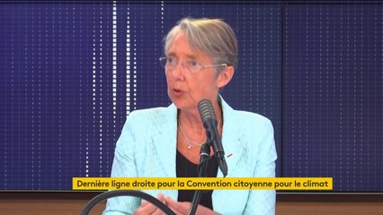 Convention citoyenne pour le climat : "Un référendum est envisageable si les citoyens le demandent, à titre personnel je pense que ce serait très bien", estime la ministre de la Transition écologique Élisabeth Borne