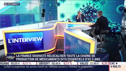 Olivier Bogillot (Sanofi France) : La France souhaite relocaliser toute la chaîne de production de médicaments dit essentiels - 19/06
