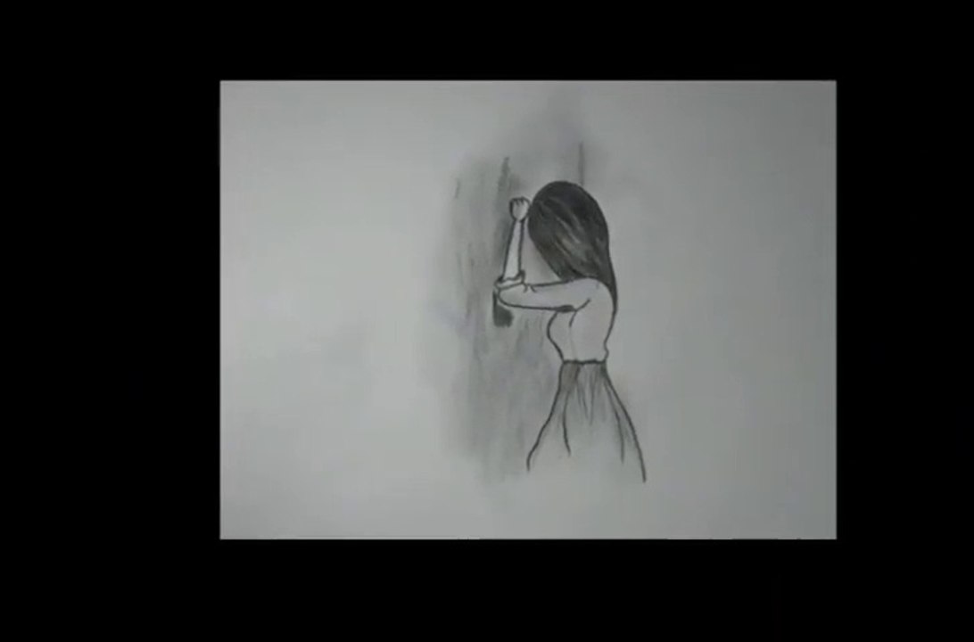Beautiful Girl Pencil Sektch