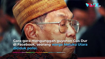 Gara-gara Lawakan Gus Dur, Warganet Diciduk Polisi