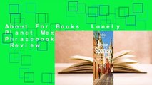 About For Books  Lonely Planet Mexican Spanish Phrasebook & Dictionary  Review