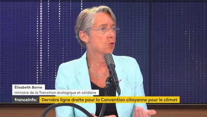 Convention sur le climat, soutien à la SNCF, plan vélo... le "8h30 franceinfo" d'Élisabeth Borne