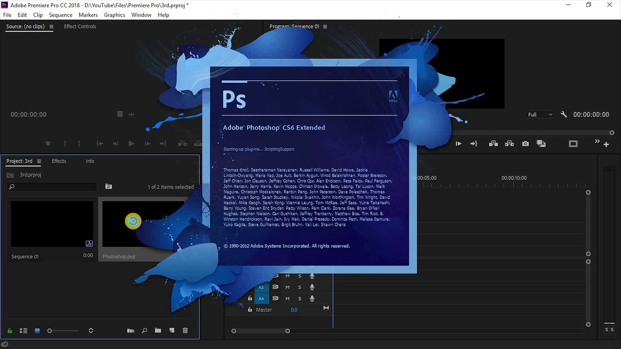How To Open Photoshop File In Adobe Premiere Pro CC 2018 | Premiere Essential