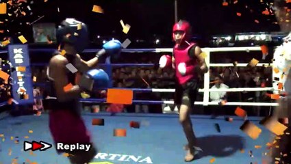 Pertarungan Seru Muay Thai//Dadang-Ontang-Anting BC VS Vebri-Garda BC
