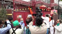 Anti-China protesters gather outside Kolkata's Chinese Consulate General in wake of military clashes