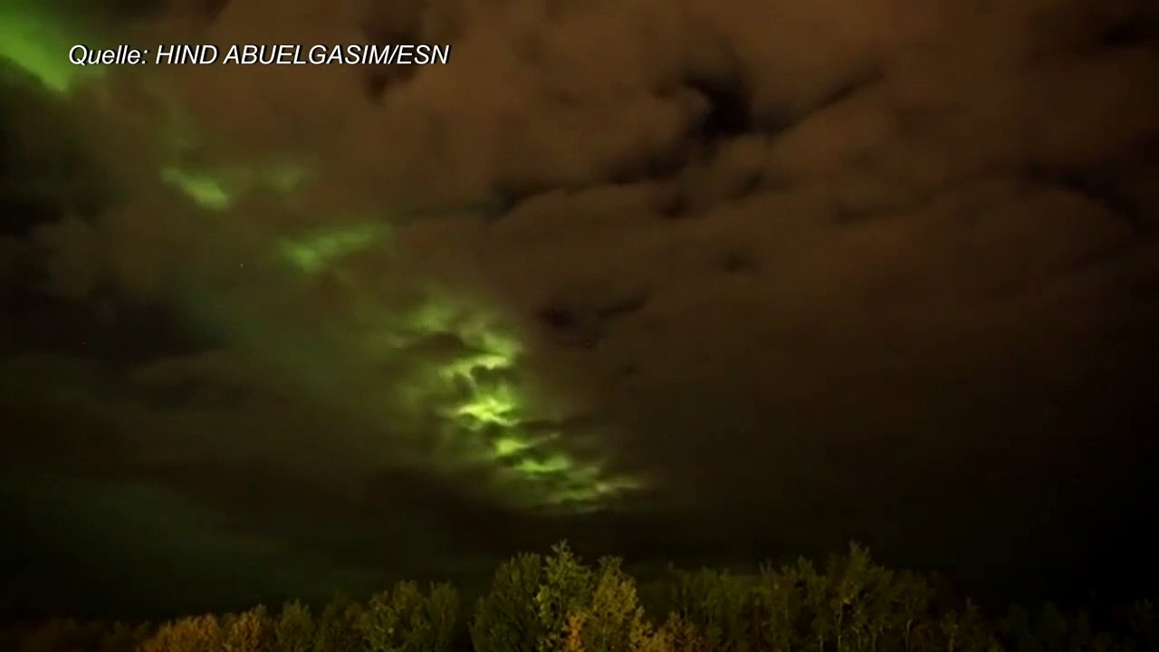Spektakuläres Nordlicht erhellt Himmel in Kanada