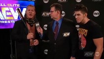 Chris Jericho & Sammy Guevara interview   Britt Baker interview