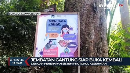 Jembatan Gantung Sukabumi Siap Buka Kembali