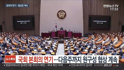 Tải video: 국회 본회의 연기…다음주까지 원구성 협상 계속