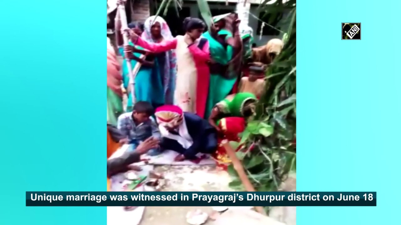 Man marries mannequin to fulfil father’s wish