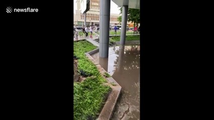 Strong storm causes flooding in Belarus capital