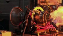 TEİ-TJ 300 orta menzilli ilk yerli füze motorunun testi, Bakan Varank'ın katılımı ile Eskişehir'de yapıldı