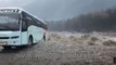 Rs. 1 crore Volvo bus gets taken away by flooding Beas river, Himachal Pradesh 24 September 2018