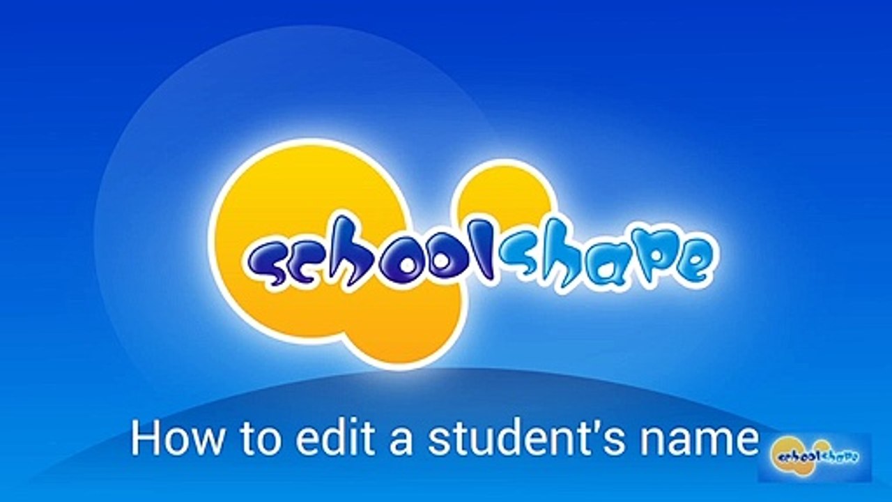 How to edit a student's name