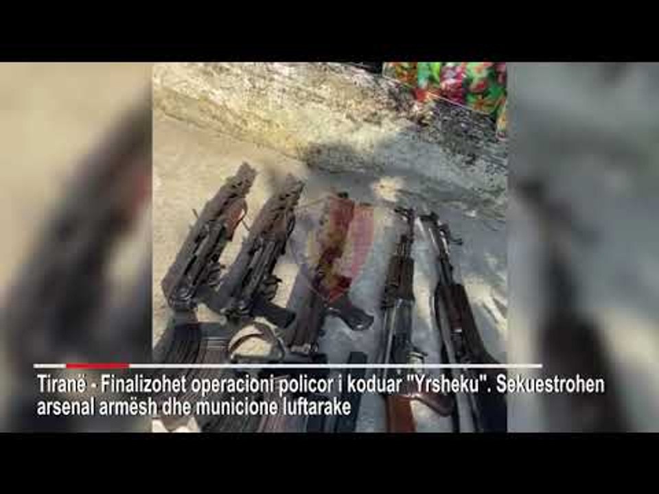 Ora News - Zbulohet arsenal armësh dhe snjaper në Yzberisht, dyshohet bazë e vrasësve me pagesë