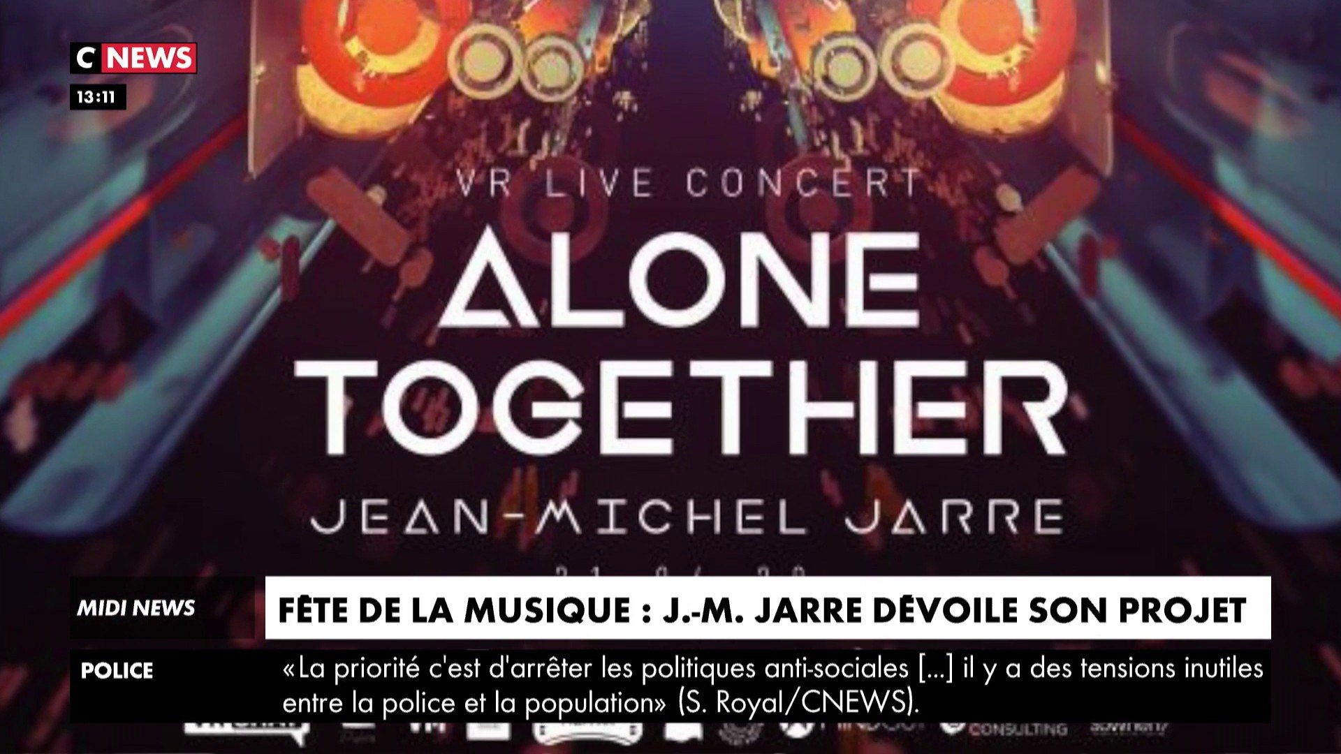 Fête de la musique : Jean-Michel Jarre dévoile son projet pour le 21 juin -  Vidéo Dailymotion