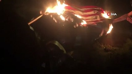 Portland’da göstericiler George Washington heykelini yıktı