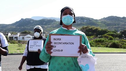 False Bay Hospital nurses protest shortage of PPE and staff