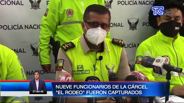 Manabí: nueve funcionarios de la cárcel El Rodeo fueron capturados