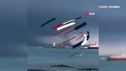 Adana'da denizde hortum