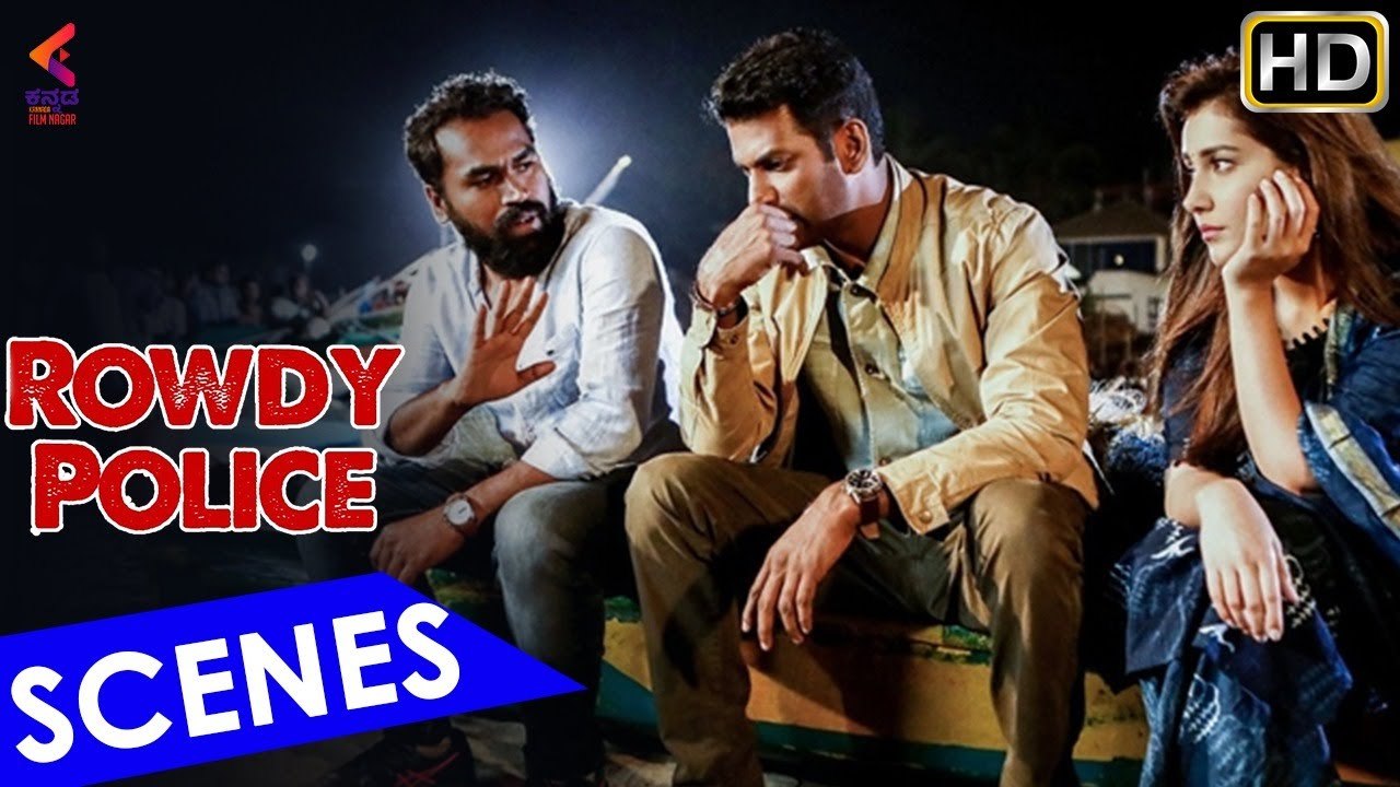 ROWDY POLICE Intro Scene | Latest Kannada Movie | Vishal | Raashi Khanna | Latest Dubbed Movies