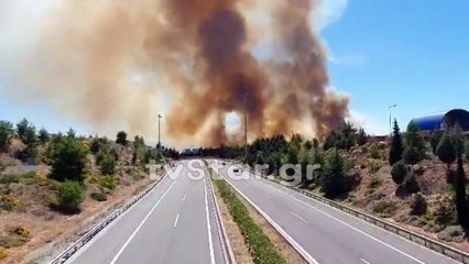 Δεύτερο video από τη φωτιά στο Μαρτίνο